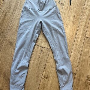 lululemon athletica Light Gray Sculpting High-Rise Leggings